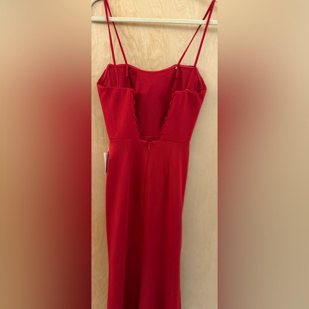 Ladivine Red Strapless Dress. - Picture 7 of 15